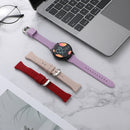 22mm T-shaped Buckle Silicone Watch Band(Purple)