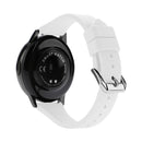22mm T-shaped Buckle Silicone Watch Band(White)