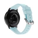 22mm T-shaped Buckle Silicone Watch Band(Lake Blue)