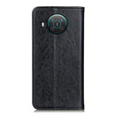 For Nokia X10 / X20 Magnetic Crazy Horse Texture Horizontal Flip Leather Case with Holder & Card Slots & Wallet(Black)