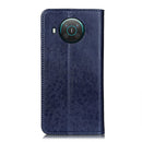 For Nokia X10 / X20 Magnetic Crazy Horse Texture Horizontal Flip Leather Case with Holder & Card Slots & Wallet(Blue)
