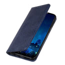 For Nokia X10 / X20 Magnetic Crazy Horse Texture Horizontal Flip Leather Case with Holder & Card Slots & Wallet(Blue)