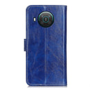 For Nokia X10 / X20 Retro Crazy Horse Texture Horizontal Flip Leather Case with Holder & Card Slots & Photo Frame & Wallet(Blue)