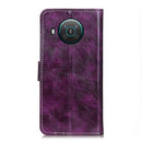 For Nokia X10 / X20 Retro Crazy Horse Texture Horizontal Flip Leather Case with Holder & Card Slots & Photo Frame & Wallet(Purple)