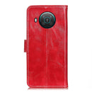 For Nokia X10 / X20 Retro Crazy Horse Texture Horizontal Flip Leather Case with Holder & Card Slots & Photo Frame & Wallet(Red)