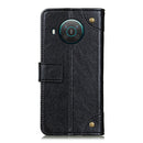 For Nokia X10 / X20 Copper Buckle Nappa Texture Horizontal Flip Leather Case with Holder & Card Slots & Wallet(Black)