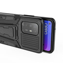 For OPPO F19 Pro+ 5G War Chariot Series Armor All-inclusive Shockproof PC + TPU Protective Case with Invisible Holder(Red)