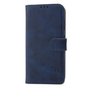 For Huawei P50 Pro Embossed Happy Cat Pattern Horizontal Flip Leather Case with Holder & Card Slots & Wallet(Blue)