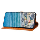 For Huawei P50 Pro Embossed Happy Cat Pattern Horizontal Flip Leather Case with Holder & Card Slots & Wallet(Yellow)