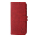 For Huawei P50 Pro Embossed Happy Cat Pattern Horizontal Flip Leather Case with Holder & Card Slots & Wallet(Red)