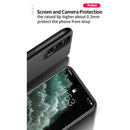 For OPPO Realme GT 5G Classic Tilt Strip Grain Magnetic Shockproof PC + TPU Case(Black)
