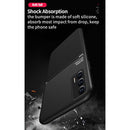 For OPPO Realme GT 5G Classic Tilt Strip Grain Magnetic Shockproof PC + TPU Case(Black)