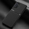 For Samsung Galaxy A52 4G / 5G Classic Tilt Strip Grain Magnetic Shockproof PC + TPU Case(Black)
