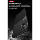 For Xiaomi Mi 11 Lite 5G Classic Tilt Strip Grain Magnetic Shockproof PC + TPU Case(Black)