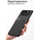 For Xiaomi Mi 11 Ultra Classic Tilt Strip Grain Magnetic Shockproof PC + TPU Case(Blue)