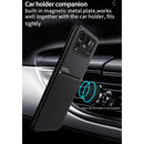 For Xiaomi Mi 11 Ultra Classic Tilt Strip Grain Magnetic Shockproof PC + TPU Case(Blue)