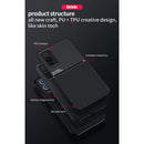 For OnePlus 9 Classic Tilt Strip Grain Magnetic Shockproof PC + TPU Case(Black)