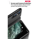For OnePlus 9 Classic Tilt Strip Grain Magnetic Shockproof PC + TPU Case(Black)