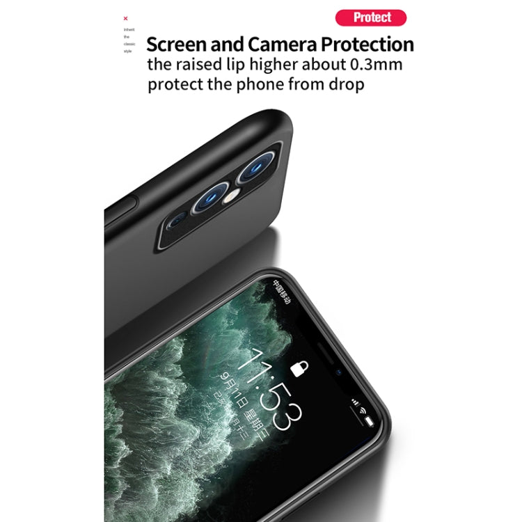 For OnePlus 9 Classic Tilt Strip Grain Magnetic Shockproof PC + TPU Case(Black)