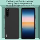For Sony Xperia 10 III IMAK UC-3 Series Shockproof Frosted TPU Protective Case(Black)