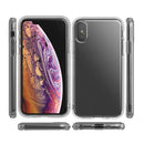 Shockproof Transparent TPU Airbag Protective Case For iPhone X / XS