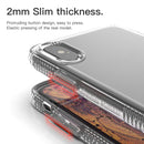 Shockproof Transparent TPU Airbag Protective Case For iPhone X / XS