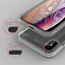 Shockproof Transparent TPU Airbag Protective Case For iPhone X / XS