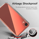 Shockproof Transparent TPU Airbag Protective Case For iPhone XR
