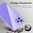 Shockproof Transparent TPU Airbag Protective Case For iPhone 12 / 12 Pro