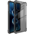 For Asus Zenfone 8 IMAK All-inclusive Shockproof Airbag TPU Case with Screen Protector(Transparent Black)