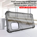 For Asus Zenfone 8 IMAK All-inclusive Shockproof Airbag TPU Case with Screen Protector(Transparent Black)