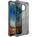 For Nokia X10 / X20 IMAK All-inclusive Shockproof Airbag TPU Case with Screen Protector(Transparent Black)