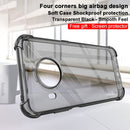 For Nokia X10 / X20 IMAK All-inclusive Shockproof Airbag TPU Case with Screen Protector(Transparent Black)