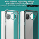 For Nokia X10 / X20 IMAK All-inclusive Shockproof Airbag TPU Case with Screen Protector(Transparent Black)