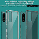 For Sony Xperia 5 III IMAK All-inclusive Shockproof Airbag TPU Case with Screen Protector(Transparent)