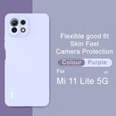 For Xiaomi Mi 11 Lite 5G IMAK UC-2 Series Shockproof Full Coverage Soft TPU Case(Purple)
