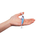 HENGJIA 10 PCS Long Throw Bionic Cocked Mouth Fake Bait Fishing Three-jaw Treble Hooks(2
