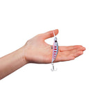 HENGJIA 10 PCS Long Throw Bionic Cocked Mouth Fake Bait Fishing Three-jaw Treble Hooks(5