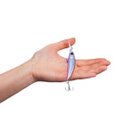 HENGJIA 10 PCS Long Throw Bionic Cocked Mouth Fake Bait Fishing Three-jaw Treble Hooks(6