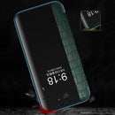 Crocodile Texture Display Window Horizontal Flip Leather Case For iPhone 11 Pro Max(Green)