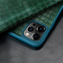 Crocodile Texture Display Window Horizontal Flip Leather Case For iPhone 11 Pro Max(Green)