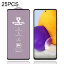 For Samsung Galaxy A72 4G 25 PCS 9H HD Large Arc High Alumina Full Screen Tempered Glass Film