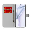 For Huawei P50 Cloud Fog Pattern Horizontal Flip Leather Case with Holder & Card Slot & Wallet(Mint Green)