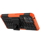 For OPPO Realme 8 / 8 Pro Tire Texture Shockproof TPU+PC Protective Case with Holder(Orange)