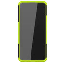 For OPPO Realme 8 / 8 Pro Tire Texture Shockproof TPU+PC Protective Case with Holder(Green)