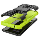 For OPPO Realme 8 / 8 Pro Tire Texture Shockproof TPU+PC Protective Case with Holder(Green)