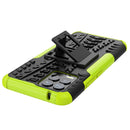 For OPPO Realme 8 / 8 Pro Tire Texture Shockproof TPU+PC Protective Case with Holder(Green)
