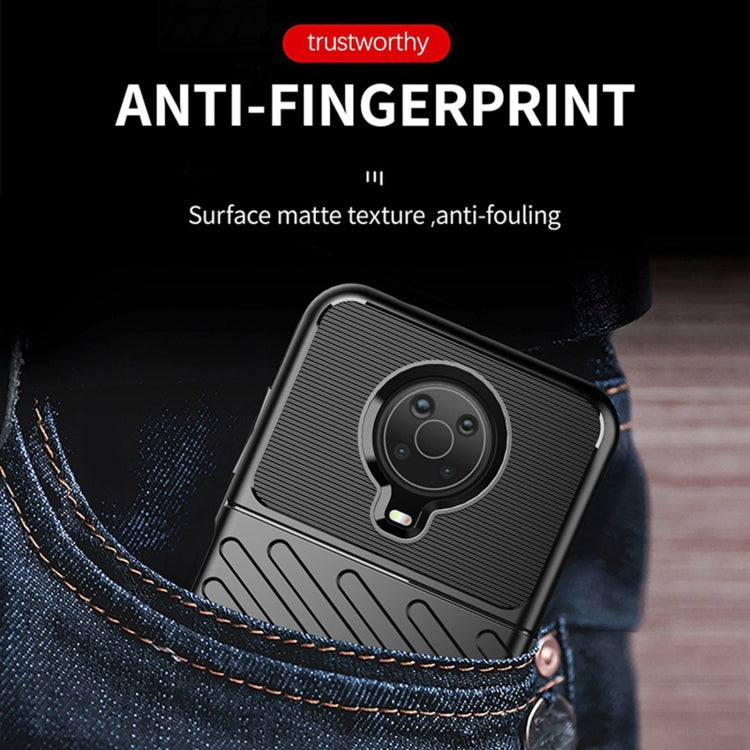 For Nokia G10 Thunderbolt Shockproof TPU Protective Soft Case(Black)