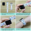 Silicone Printing Integrated Watch Case Watch Band For Apple Watch Series 7 45mm / & 6 & SE & 5 & 4 44mm(Yellow Rose)