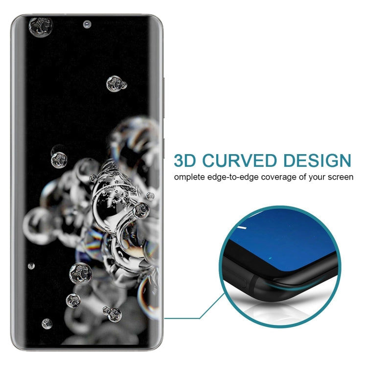 For Samsung Galaxy S20 Ultra 0.3mm 9H Surface Hardness 3D Curved Surface Privacy Glass Film